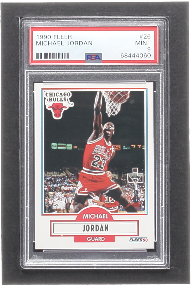 Michael Jordan 1990-91 Fleer #26 (PSA 9) at PristineAuction.com Michael Jordan 1990-91 Fleer #26 (PSA 9) at PristineAuction.com