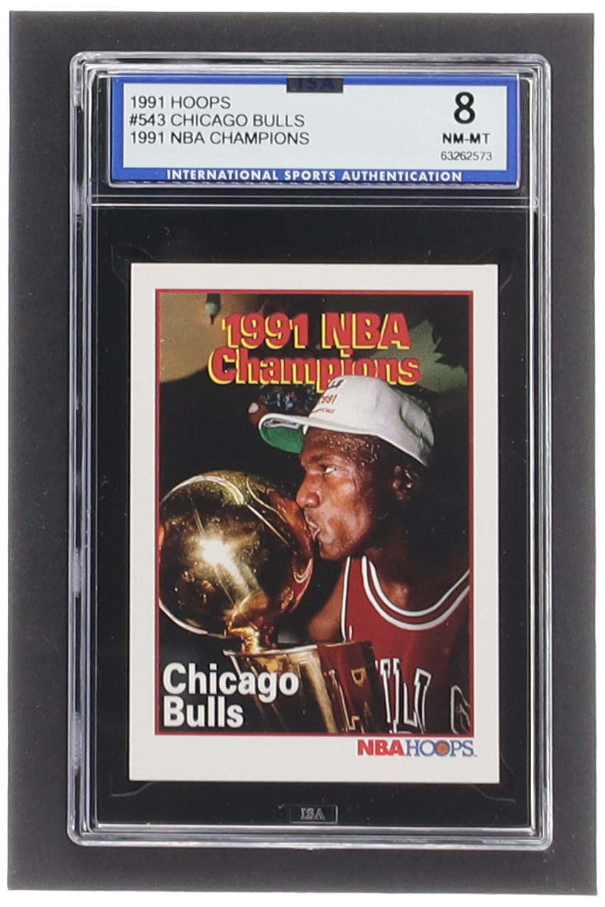 Michael Jordan 1991-92 Hoops #543 FIN (ISA 8) at PristineAuction.com Michael Jordan 1991-92 Hoops #543 FIN (ISA 8) at PristineAuction.com