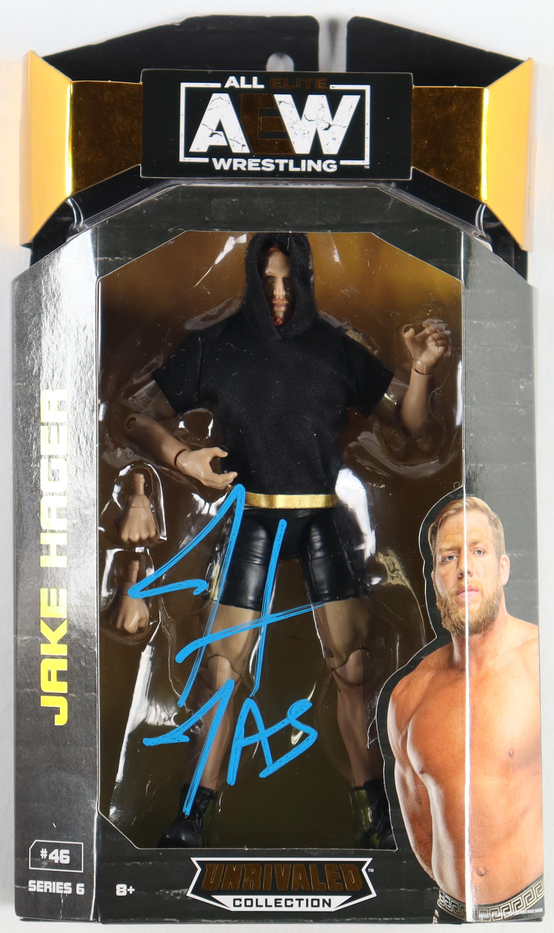 Jake Hager Signed AEW Action Figure Inscribed "JAS" (JSA) at PristineAuction.com Jake Hager Signed AEW Action Figure Inscribed "JAS" (JSA) at PristineAuction.com