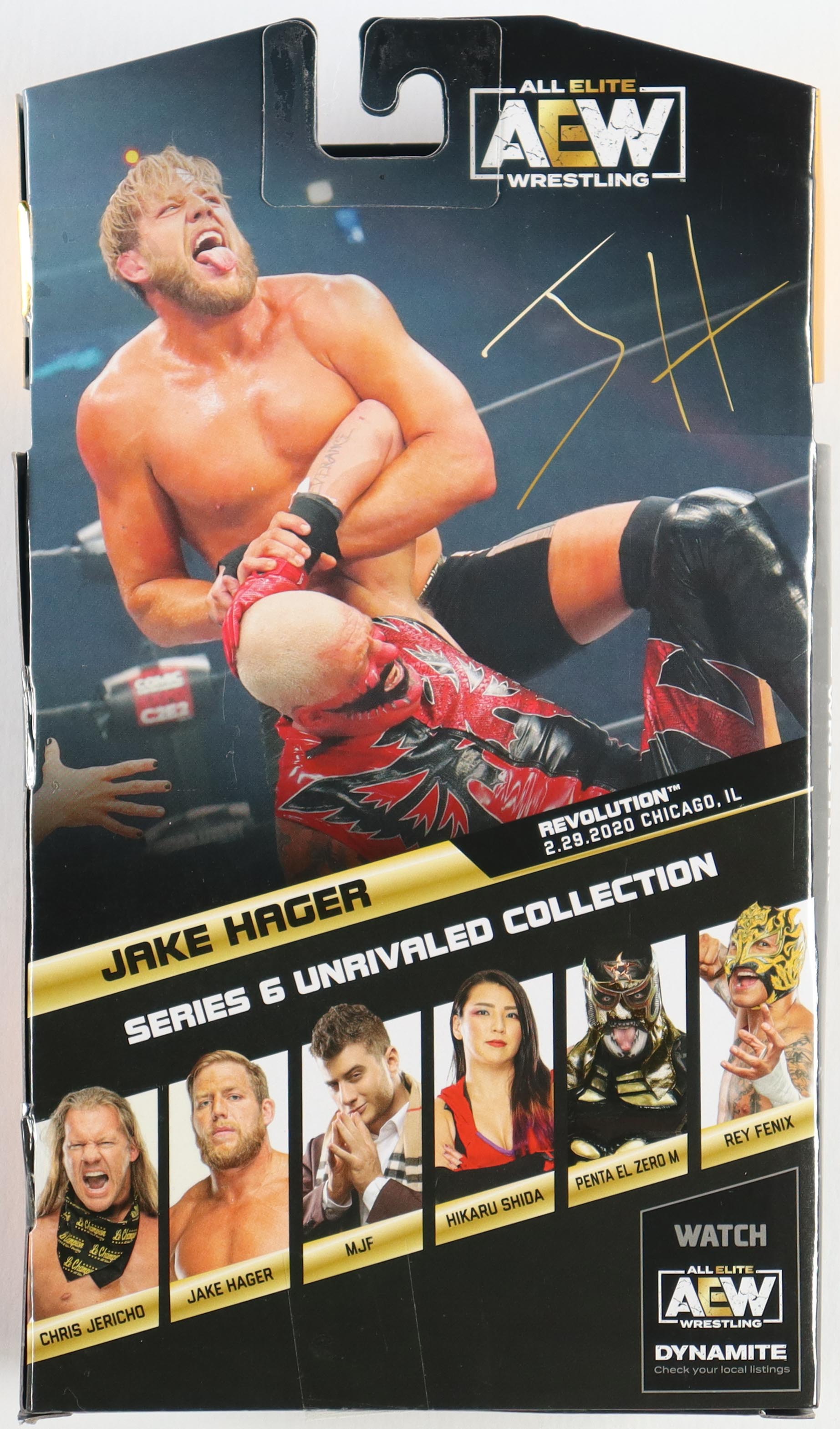 Jake Hager Signed AEW Action Figure Inscribed "JAS" (JSA) at PristineAuction.com Jake Hager Signed AEW Action Figure Inscribed "JAS" (JSA) at PristineAuction.com