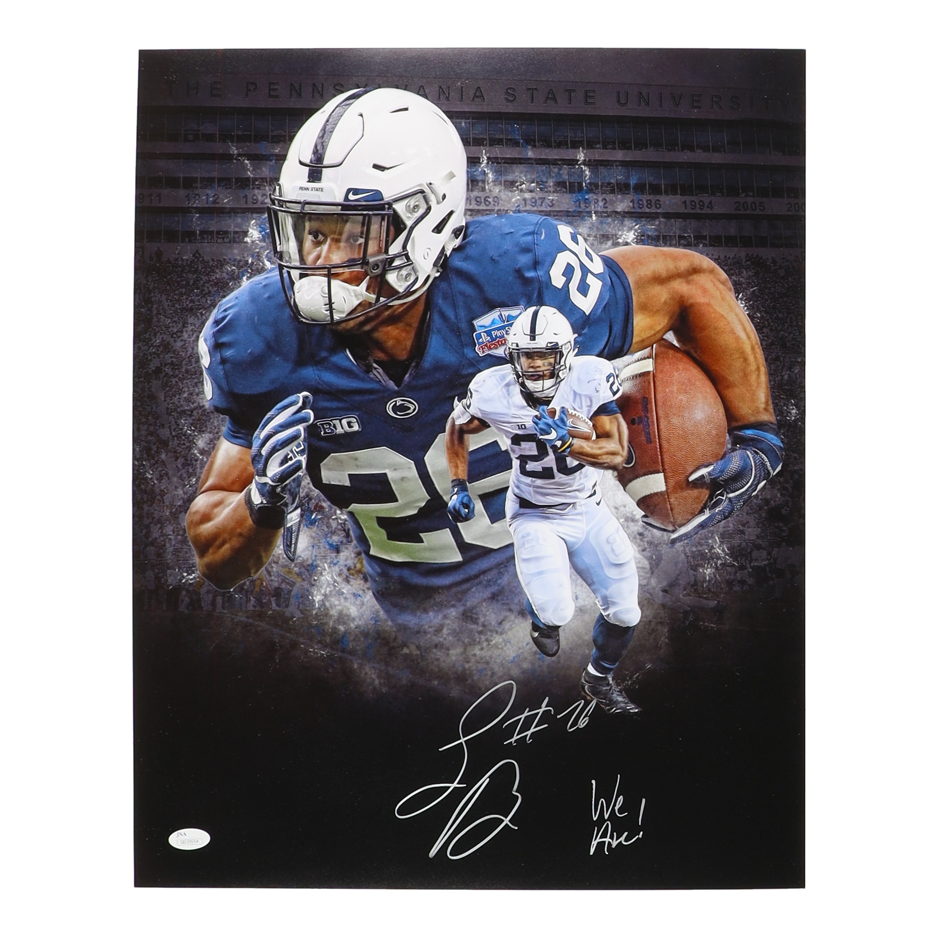Saquon Barkley Signed Penn State Nittany Lions 16x20 Photo (JSA) at PristineAuction.com Saquon Barkley Signed Penn State Nittany Lions 16x20 Photo (JSA) at PristineAuction.com