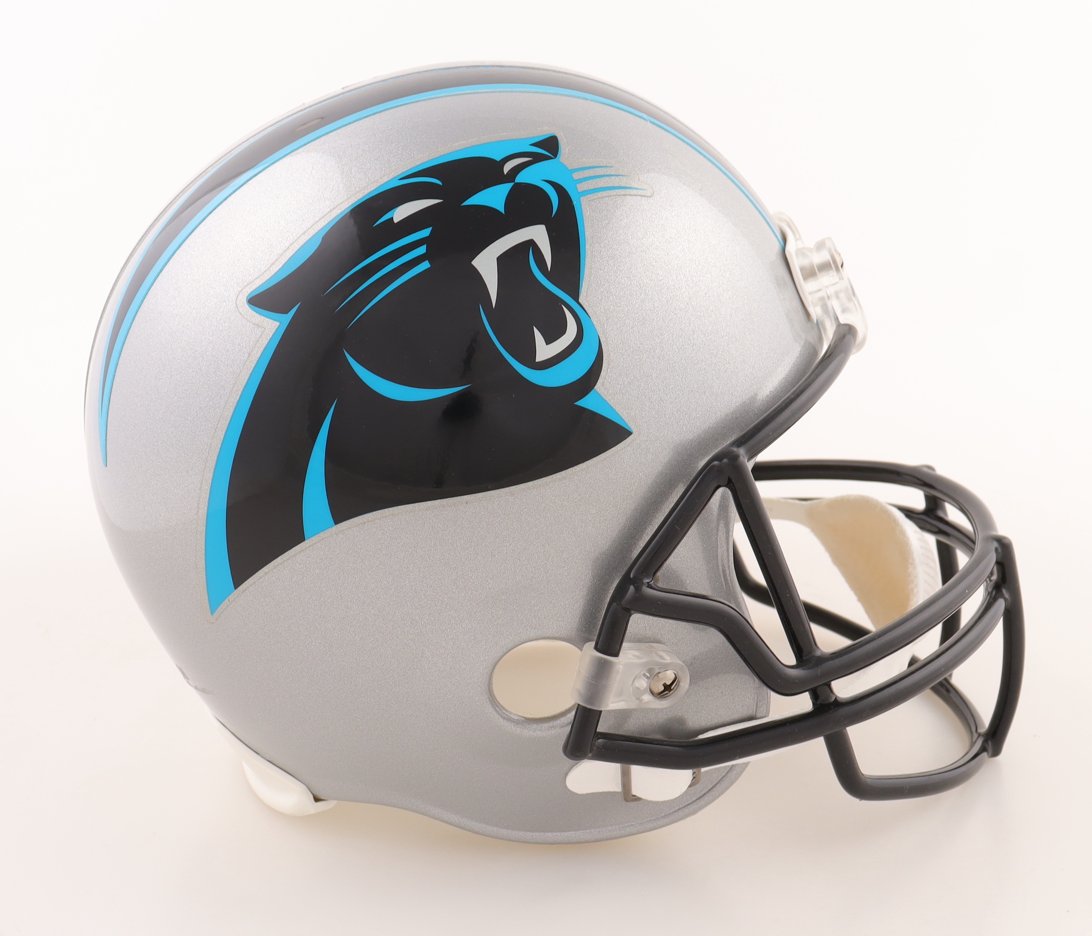 Cam Newton Signed Panthers Full-Size Helmet (Beckett) at PristineAuction.com Cam Newton Signed Panthers Full-Size Helmet (Beckett) at PristineAuction.com
