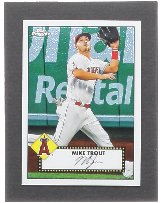 Mike Trout 2021 Topps '52 Topps Redux Chrome #TC5227 at PristineAuction.com Mike Trout 2021 Topps '52 Topps Redux Chrome #TC5227 at PristineAuction.com
