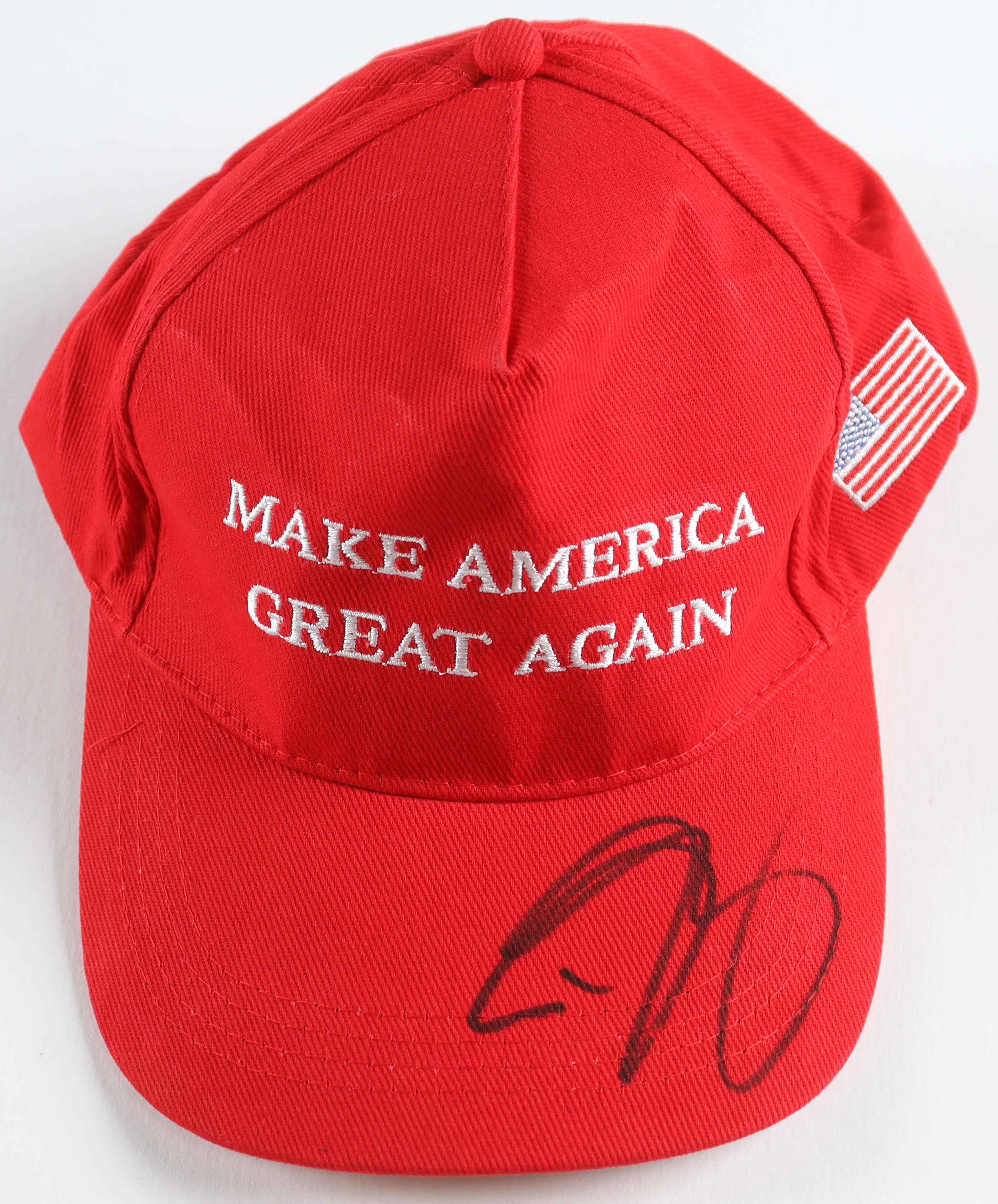 Donald Trump Jr. Signed "Make America Great Again" Adjustable Hat (Beckett) at PristineAuction.com Donald Trump Jr. Signed "Make America Great Again" Adjustable Hat (Beckett) at PristineAuction.com