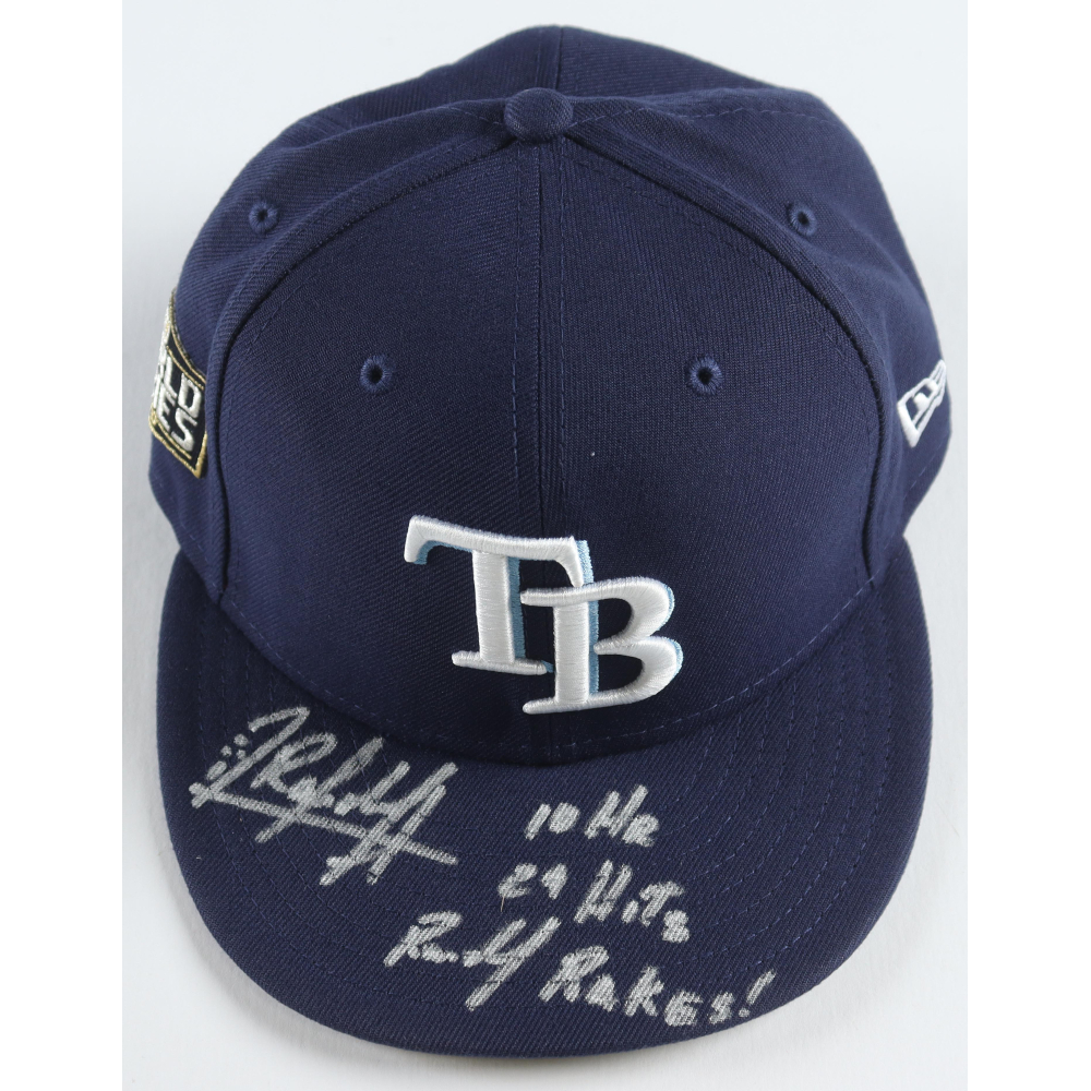 Randy Arozarena Signed Devil Rays 2020 World Series Fitted Hat ...