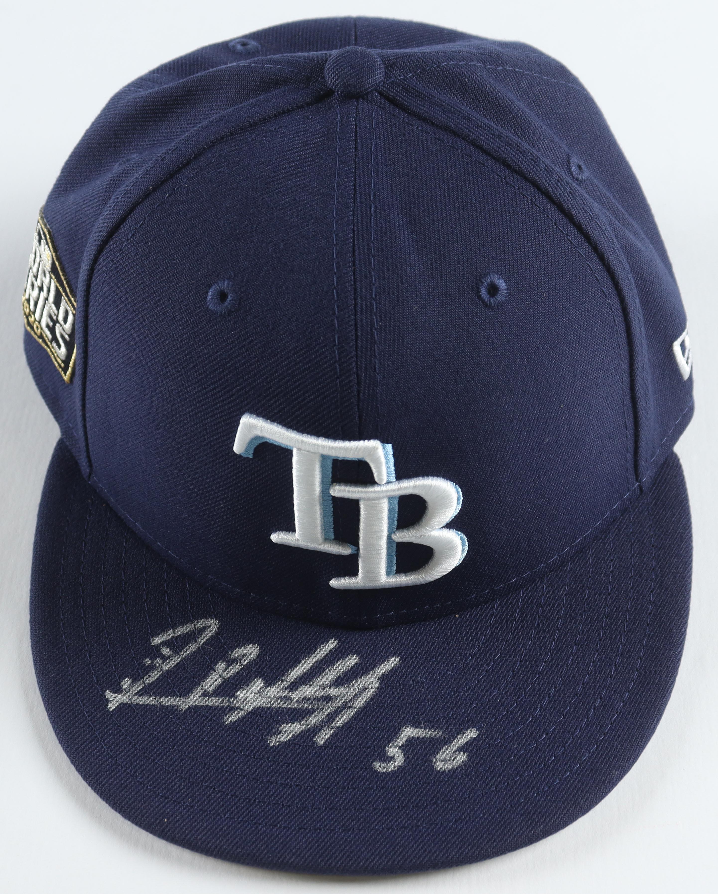 Randy Arozarena Signed Devil Rays 2020 World Series Fitted Hat (JSA ...