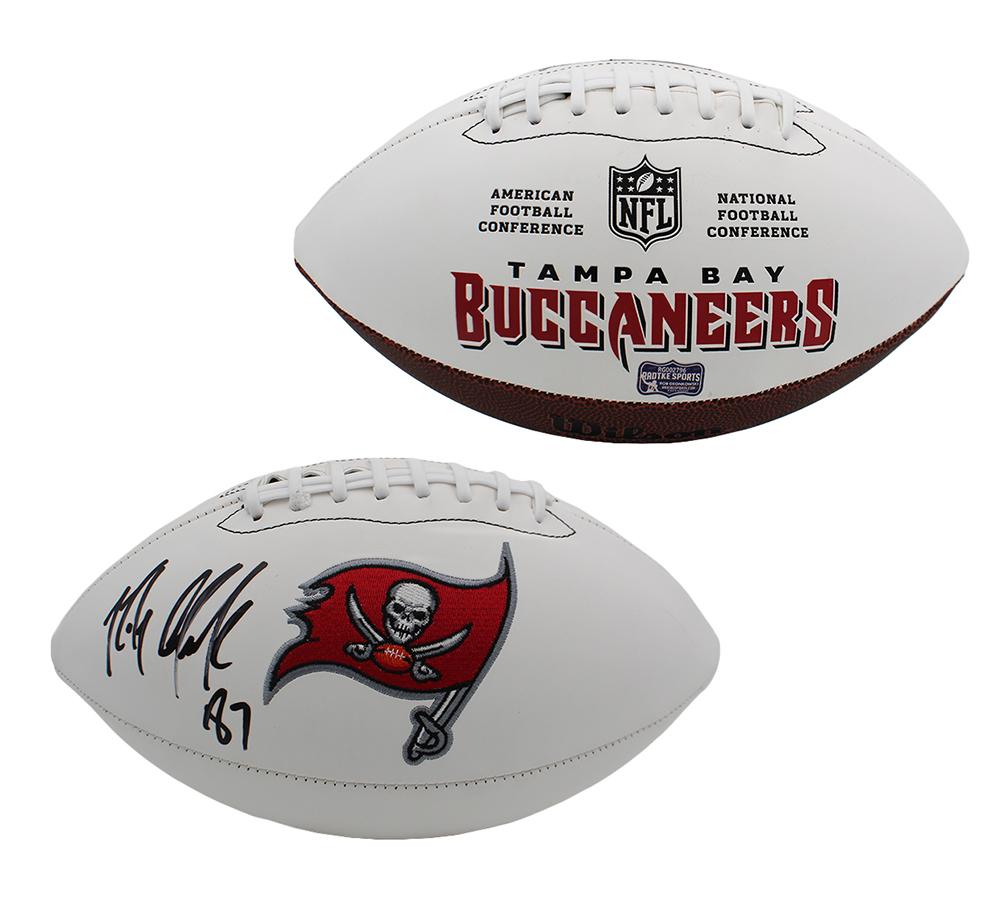 Rob Gronkowski Signed Buccaneers Logo Football (Radtke) at PristineAuction.com Rob Gronkowski Signed Buccaneers Logo Football (Radtke) at PristineAuction.com
