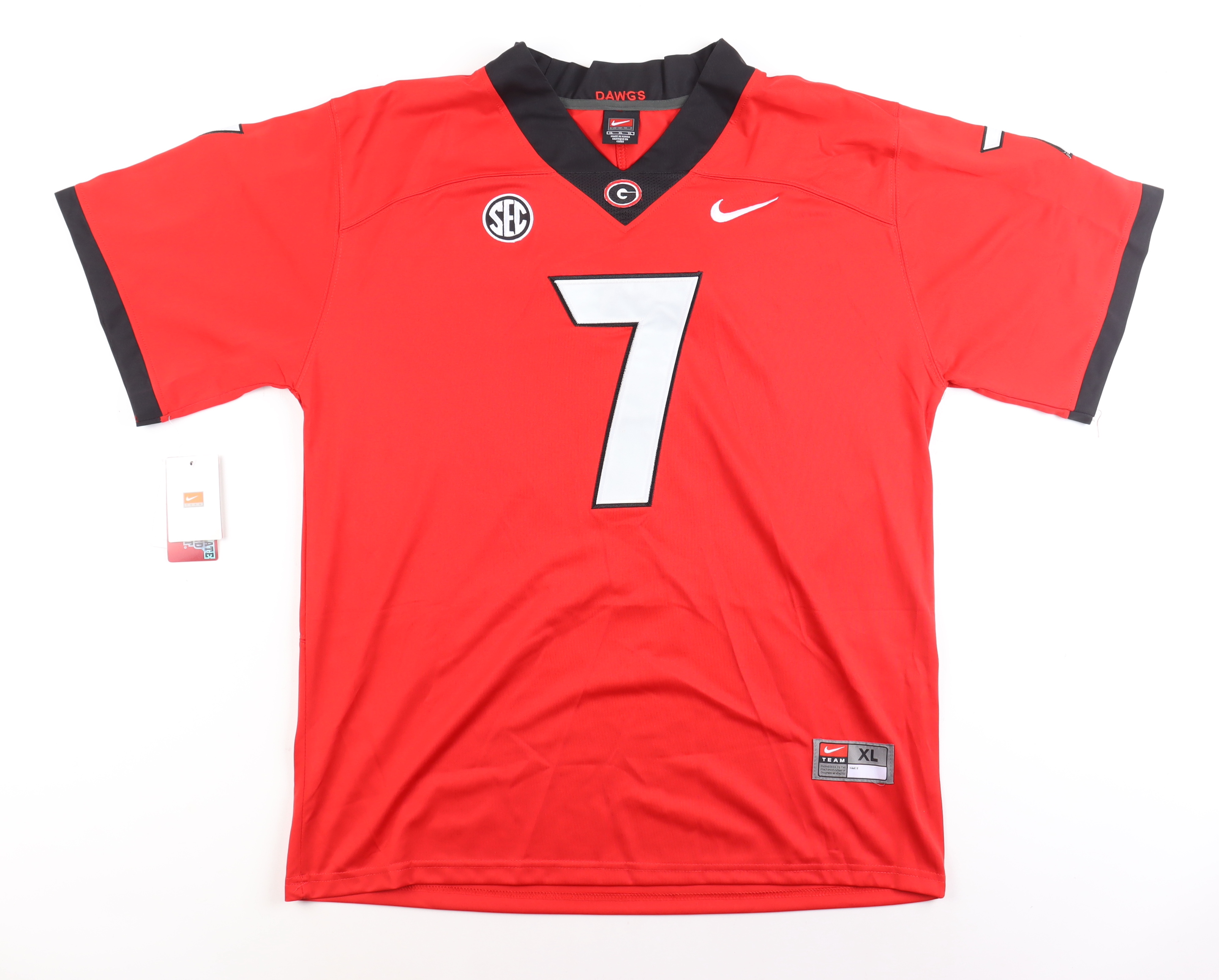 D'Andre Swift Signed Bulldogs Jersey Inscribed "Go Dawgs" (JSA) at PristineAuction.com D'Andre Swift Signed Bulldogs Jersey Inscribed "Go Dawgs" (JSA) at PristineAuction.com