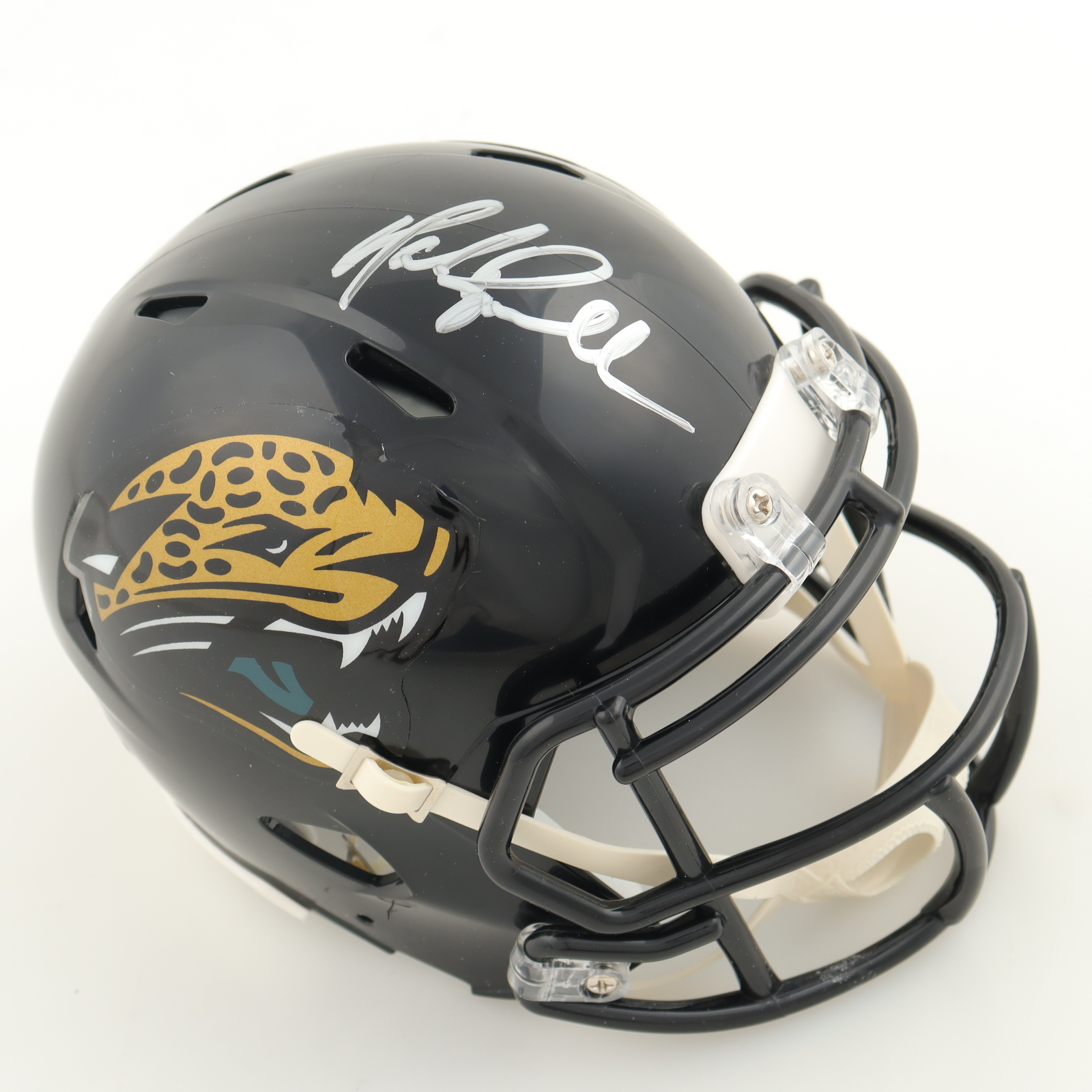 Mark Brunell Signed Jaguars Speed Mini Helmet (Prova) at PristineAuction.com Mark Brunell Signed Jaguars Speed Mini Helmet (Prova) at PristineAuction.com