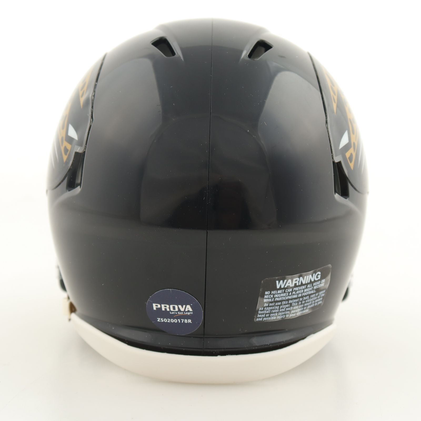 Mark Brunell Signed Jaguars Speed Mini Helmet (Prova) at PristineAuction.com Mark Brunell Signed Jaguars Speed Mini Helmet (Prova) at PristineAuction.com