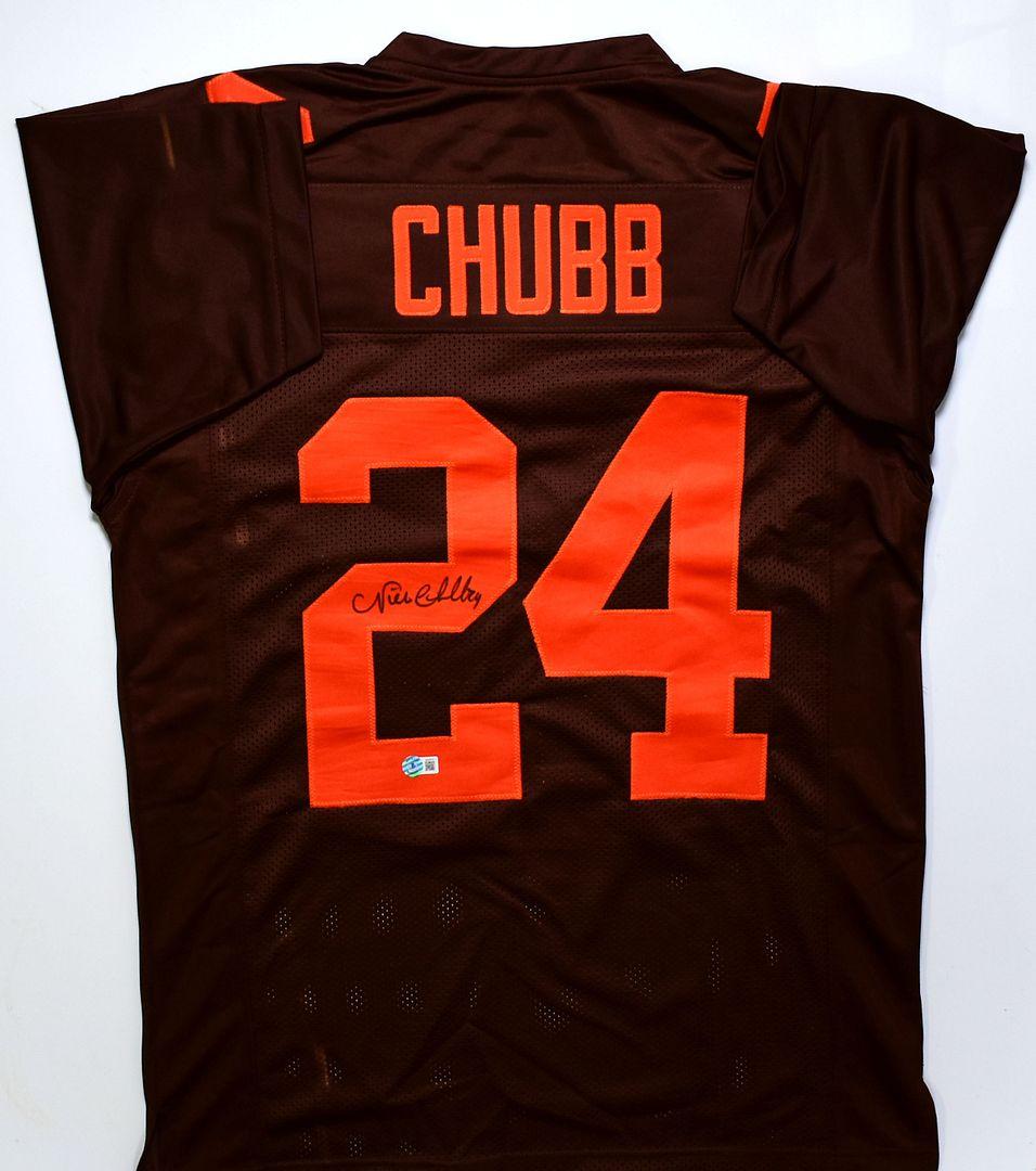 Nick Chubb Signed Jersey (Beckett) at PristineAuction.com Nick Chubb Signed Jersey (Beckett) at PristineAuction.com