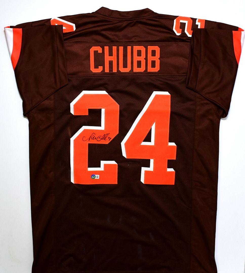 Nick Chubb Signed Jersey (Beckett) at PristineAuction.com Nick Chubb Signed Jersey (Beckett) at PristineAuction.com