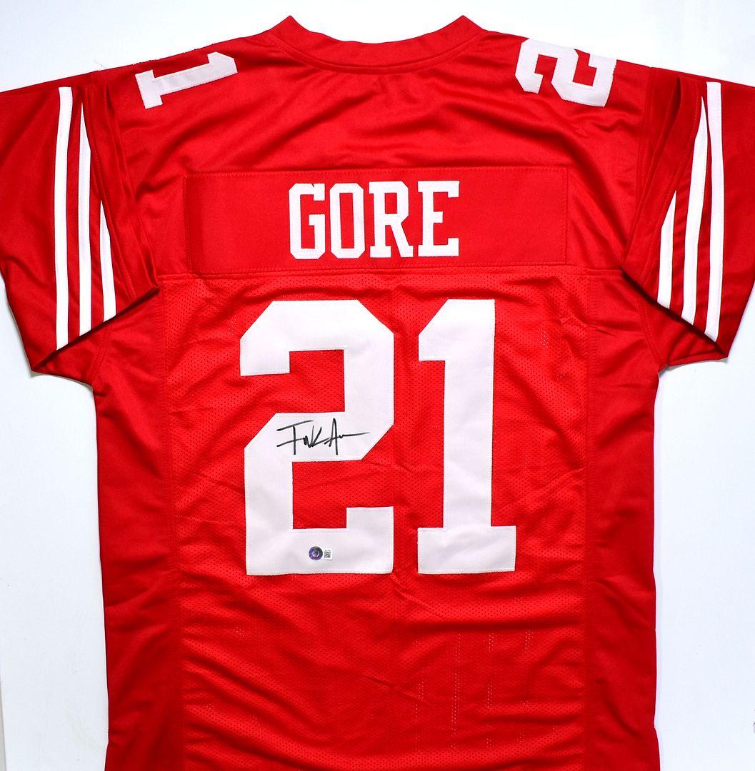Frank Gore Signed Jersey (Beckett) at PristineAuction.com Frank Gore Signed Jersey (Beckett) at PristineAuction.com