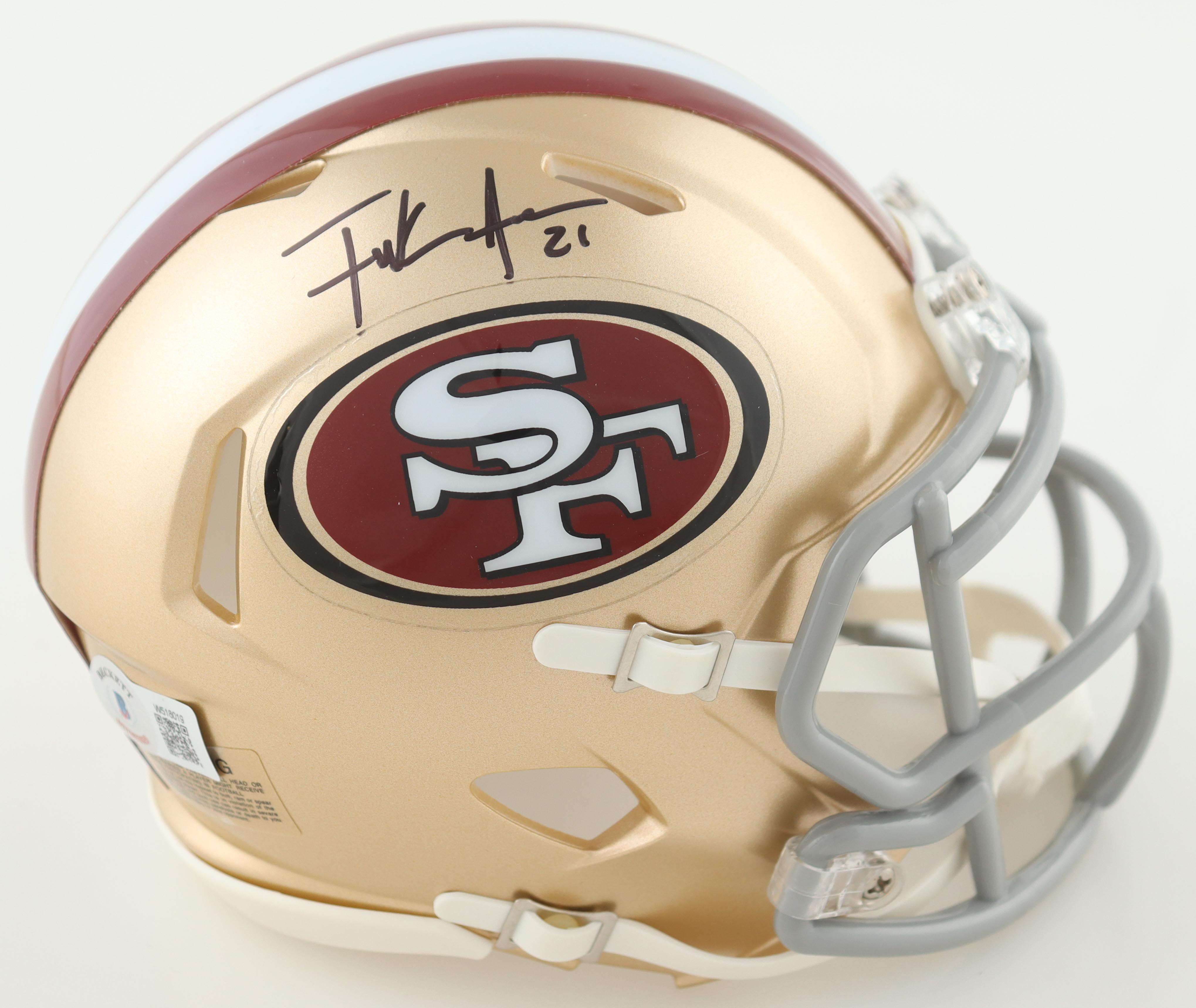 Frank Gore Signed 49ers Speed Mini Helmet (Beckett) at PristineAuction.com Frank Gore Signed 49ers Speed Mini Helmet (Beckett) at PristineAuction.com