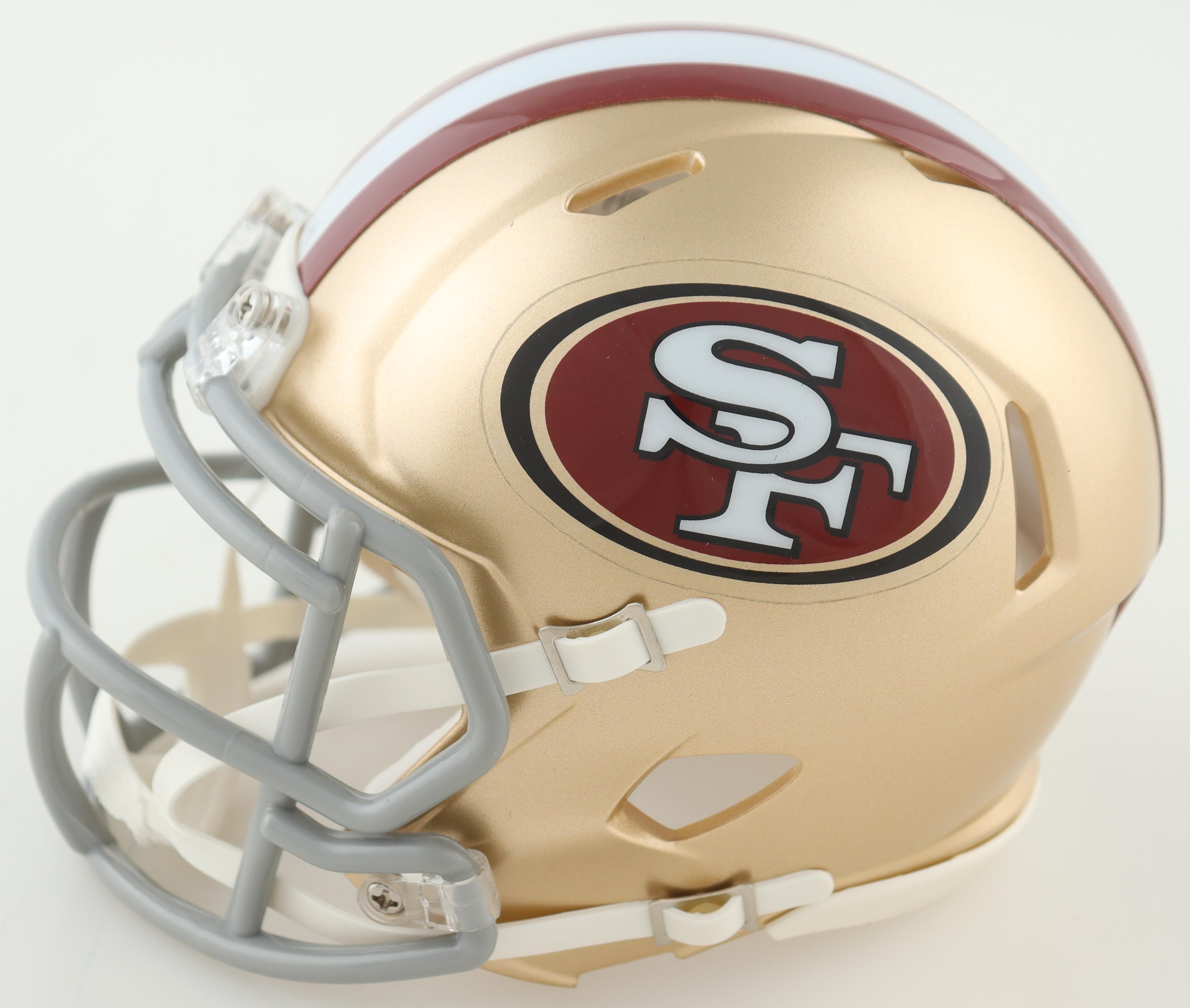 Frank Gore Signed 49ers Speed Mini Helmet (Beckett) at PristineAuction.com Frank Gore Signed 49ers Speed Mini Helmet (Beckett) at PristineAuction.com