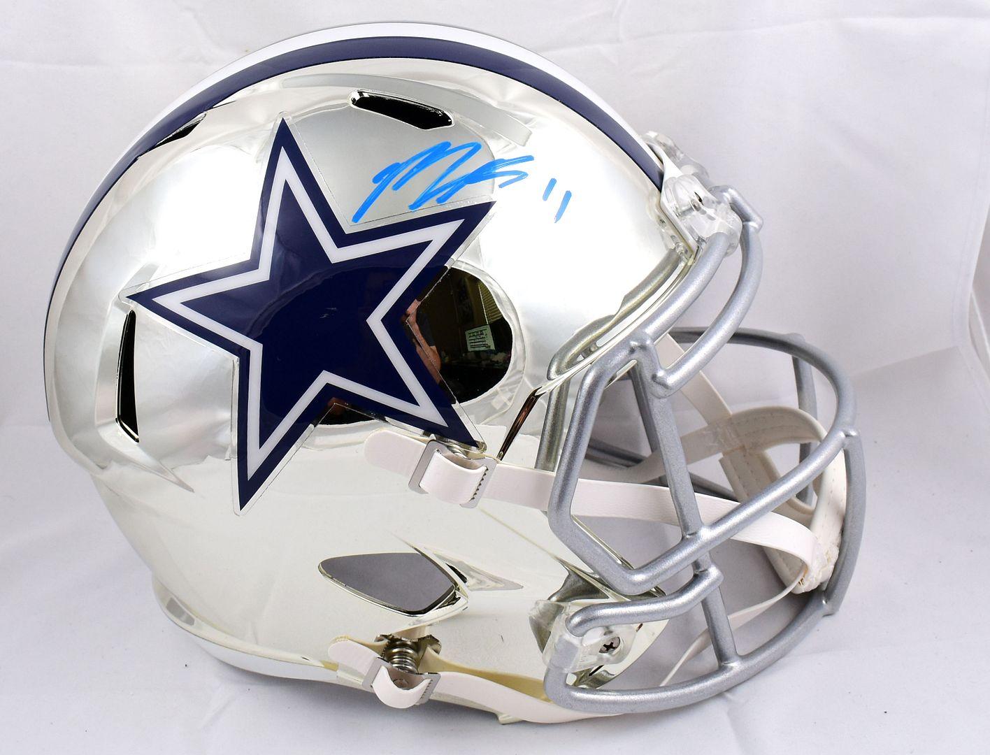 Micah Parsons Signed Cowboys Full-Size Chrome Speed Helmet (Fanatics) at PristineAuction.com Micah Parsons Signed Cowboys Full-Size Chrome Speed Helmet (Fanatics) at PristineAuction.com
