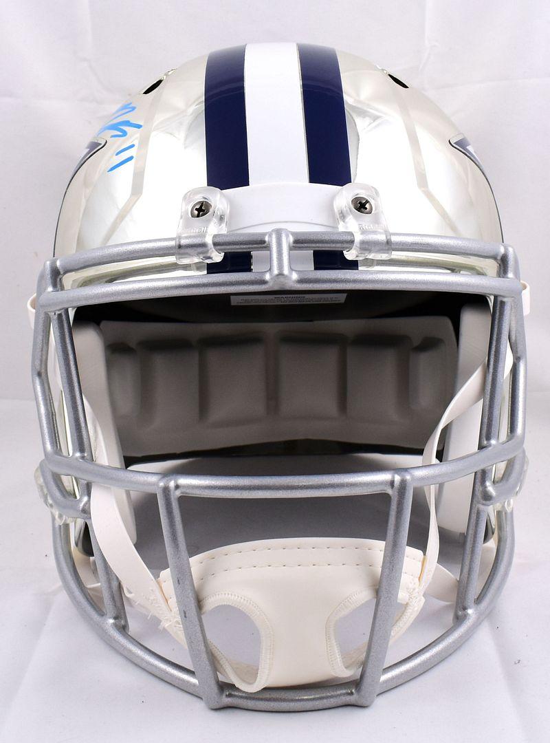 Micah Parsons Signed Cowboys Full-Size Chrome Speed Helmet (Fanatics) at PristineAuction.com Micah Parsons Signed Cowboys Full-Size Chrome Speed Helmet (Fanatics) at PristineAuction.com