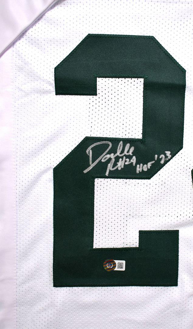 Darrelle Revis Singed Jersey Inscribed "HOF 23" (Beckett) at PristineAuction.com Darrelle Revis Singed Jersey Inscribed "HOF 23" (Beckett) at PristineAuction.com