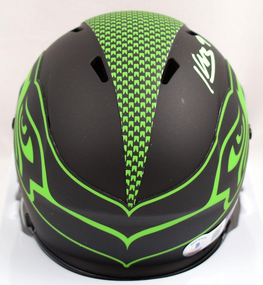 Kenneth Walker III Signed Seahawks Eclipse Alternate Speed Mini Helmet (Beckett) at PristineAuction.com Kenneth Walker III Signed Seahawks Eclipse Alternate Speed Mini Helmet (Beckett) at PristineAuction.com