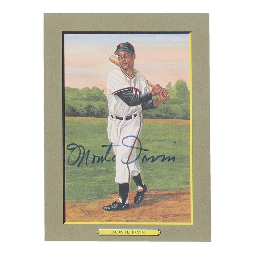 Monte Irvin Signed LE 1988 Perez-Steele Great Moments #27 (Beckett) at PristineAuction.com Monte Irvin Signed LE 1988 Perez-Steele Great Moments #27 (Beckett) at PristineAuction.com