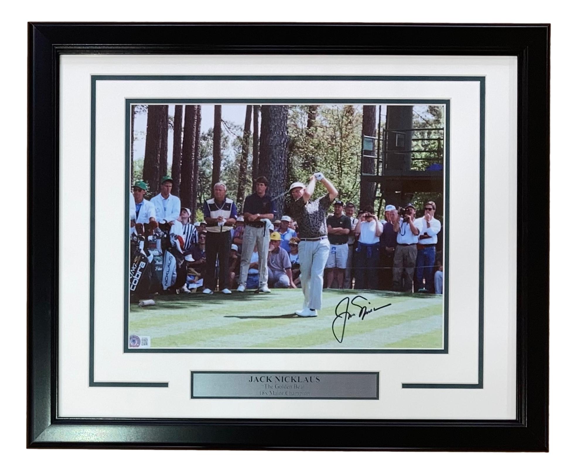 Jack Nicklaus Signed Custom Framed Photo (Beckett) at PristineAuction.com Jack Nicklaus Signed Custom Framed Photo (Beckett) at PristineAuction.com