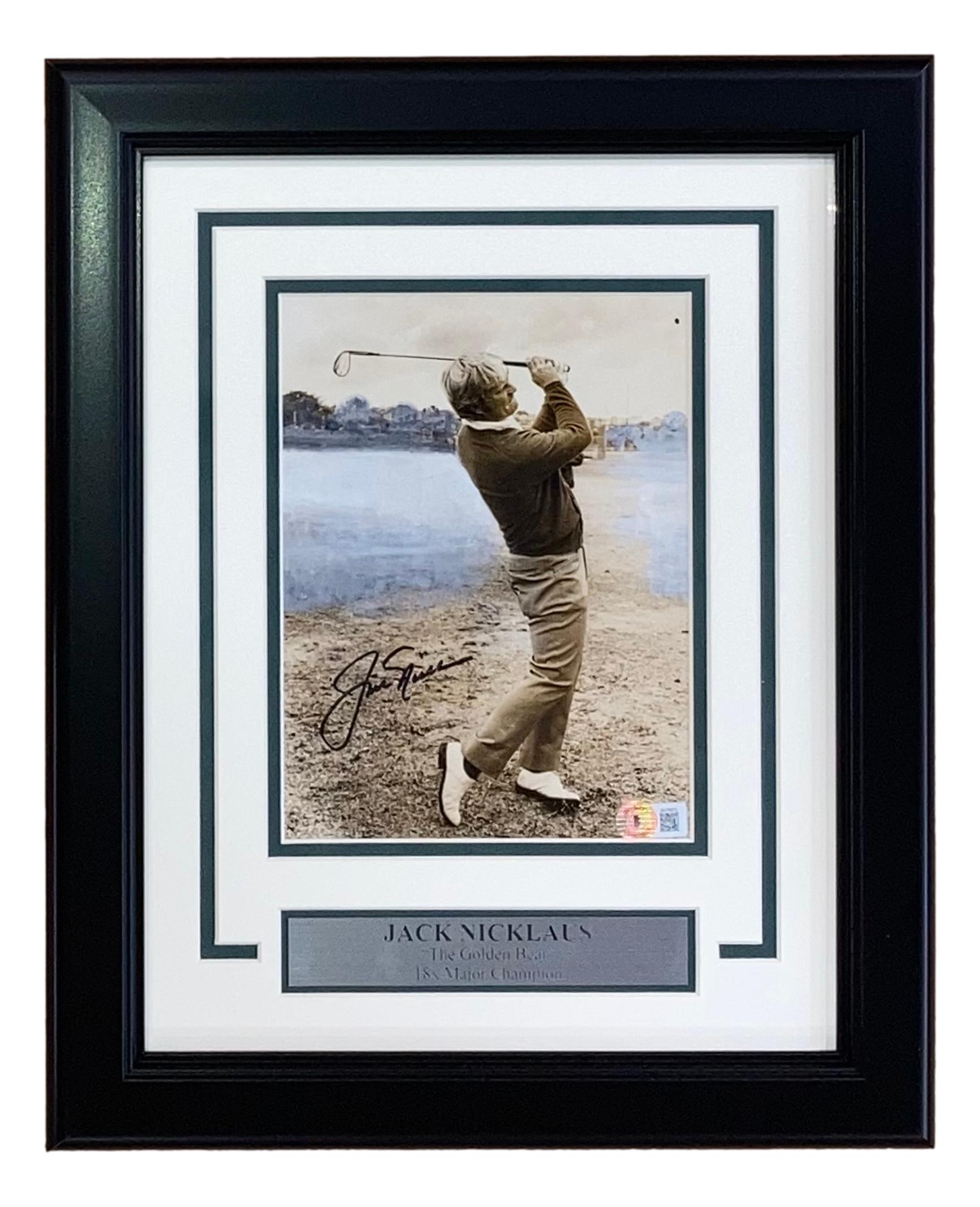 Jack Nicklaus Signed Custom Framed Photo (Beckett) at PristineAuction.com Jack Nicklaus Signed Custom Framed Photo (Beckett) at PristineAuction.com