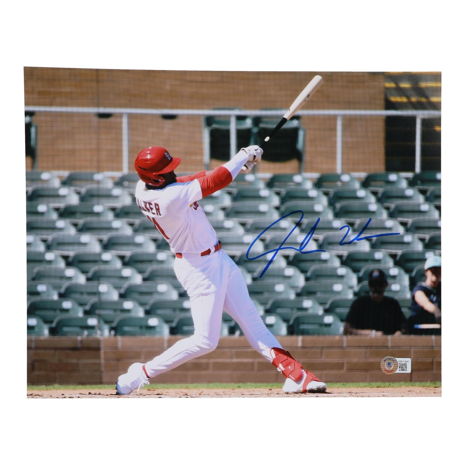 Jordan Walker Signed Cardinals 11x14 Photo (Beckett) at PristineAuction.com Jordan Walker Signed Cardinals 11x14 Photo (Beckett) at PristineAuction.com