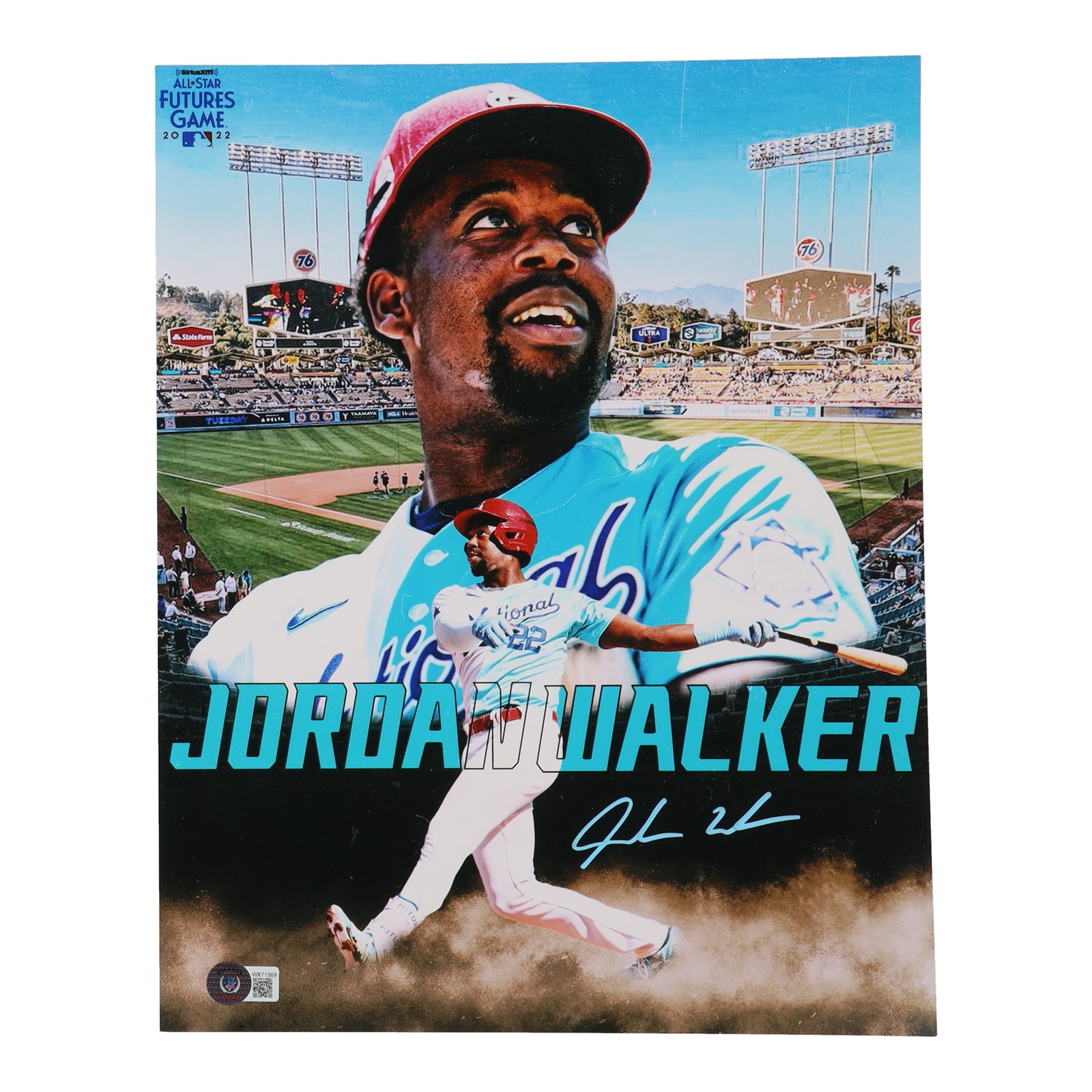 Jordan Walker Signed All-Star Futures Game 11x14 Photo (Beckett) at PristineAuction.com Jordan Walker Signed All-Star Futures Game 11x14 Photo (Beckett) at PristineAuction.com