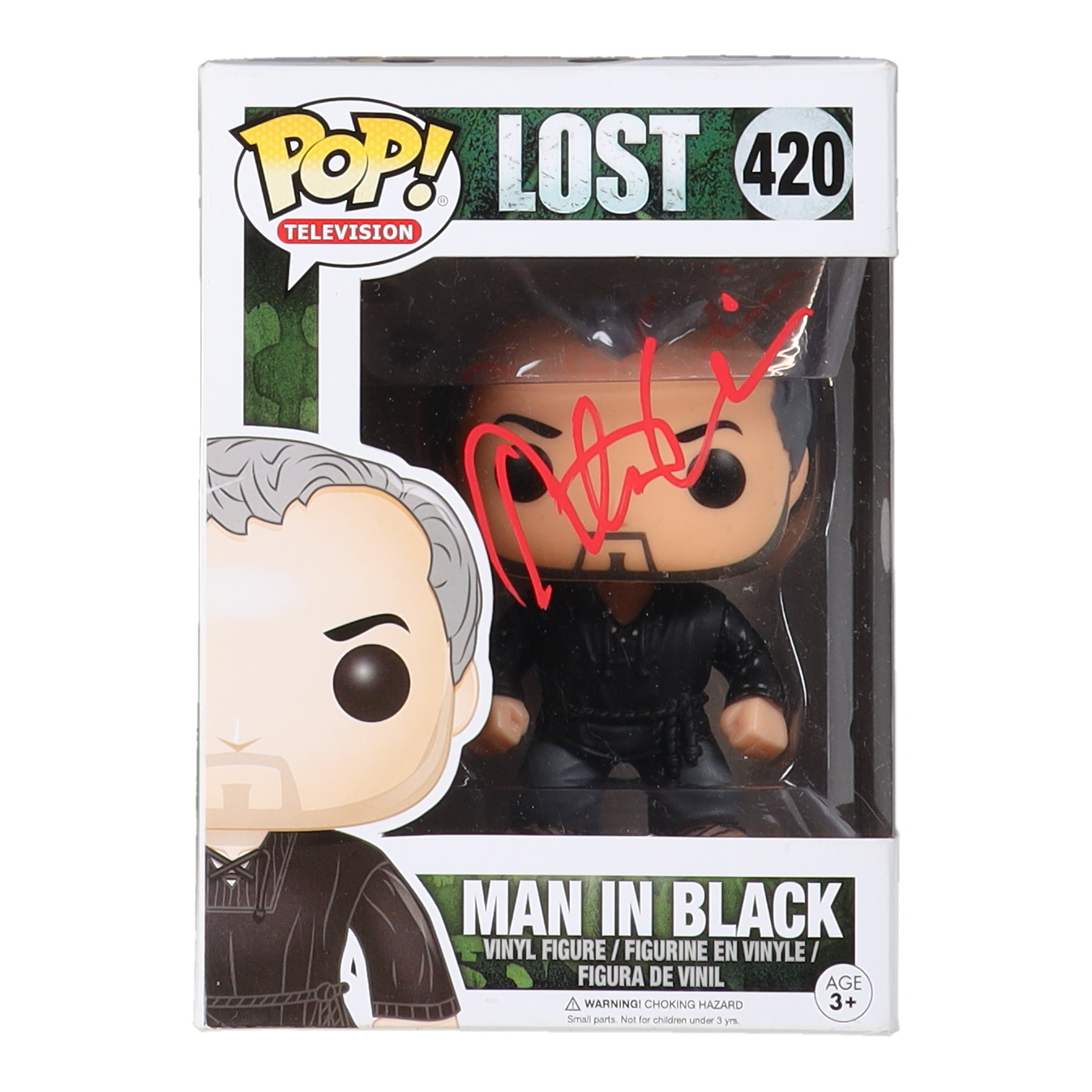 Titus Welliver Signed "Lost" #420 Man in Black Funko Pop! Figure (JSA) at PristineAuction.com Titus Welliver Signed "Lost" #420 Man in Black Funko Pop! Figure (JSA) at PristineAuction.com