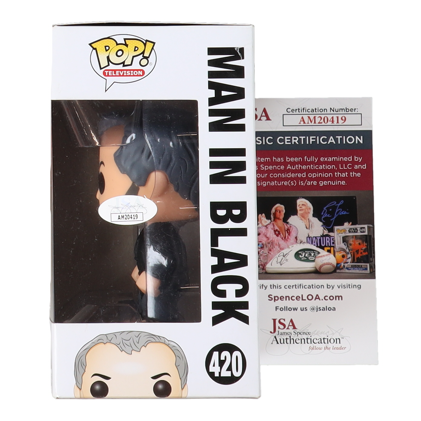Titus Welliver Signed "Lost" #420 Man in Black Funko Pop! Figure (JSA) at PristineAuction.com Titus Welliver Signed "Lost" #420 Man in Black Funko Pop! Figure (JSA) at PristineAuction.com