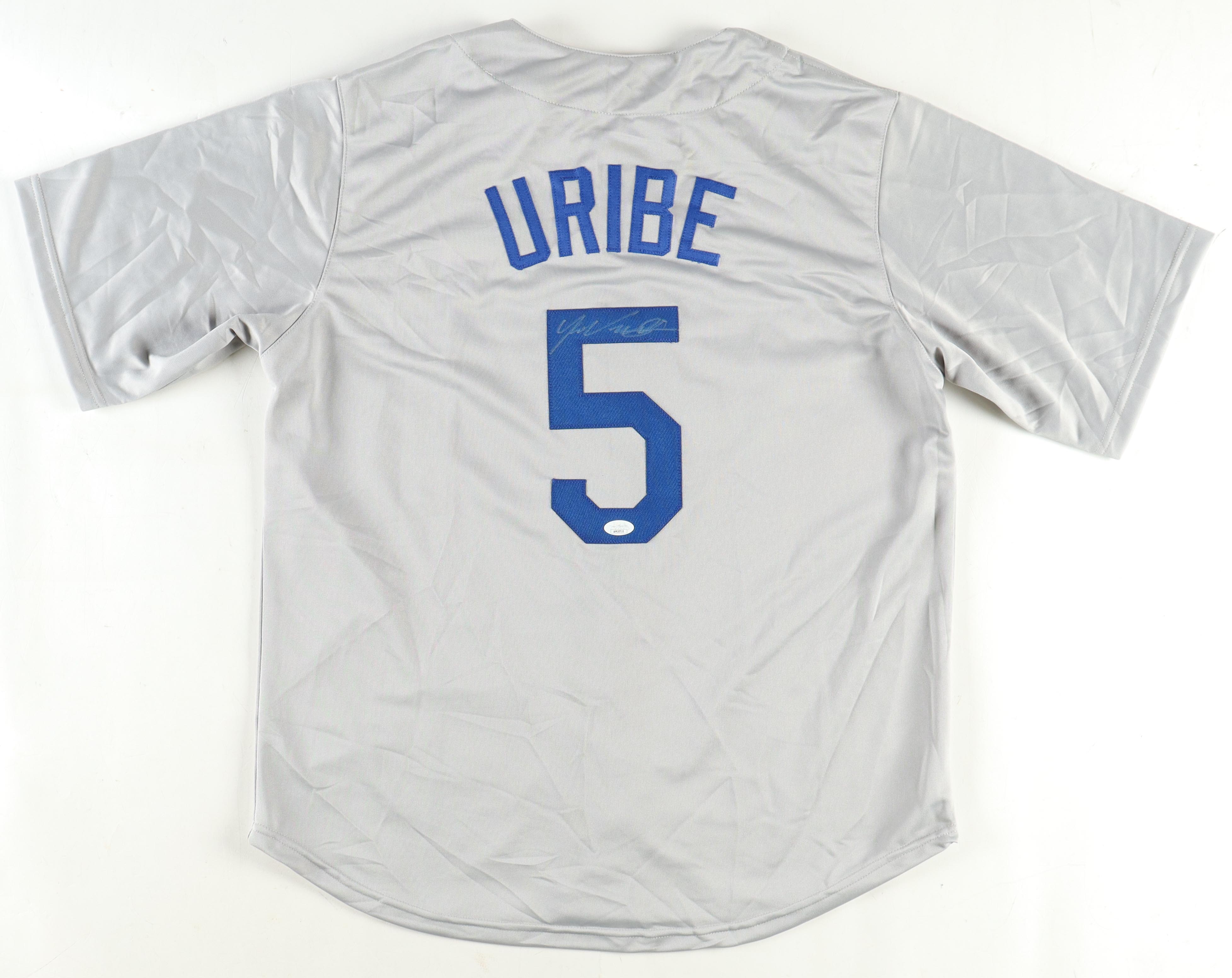 Juan Uribe Signed Jersey (JSA) at PristineAuction.com Juan Uribe Signed Jersey (JSA) at PristineAuction.com
