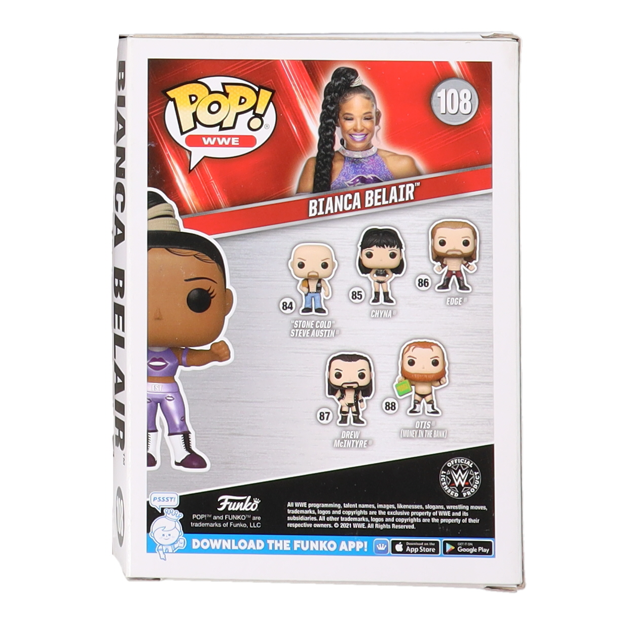 Bianca Belair Signed "WWE" #108 Funko Pop! Vinyl Figure (JSA) at PristineAuction.com Bianca Belair Signed "WWE" #108 Funko Pop! Vinyl Figure (JSA) at PristineAuction.com