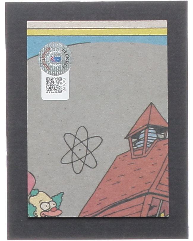 Dan Castellaneta Signed 1990 Topps The Simpsons #21 All Right! (Beckett) at PristineAuction.com Dan Castellaneta Signed 1990 Topps The Simpsons #21 All Right! (Beckett) at PristineAuction.com