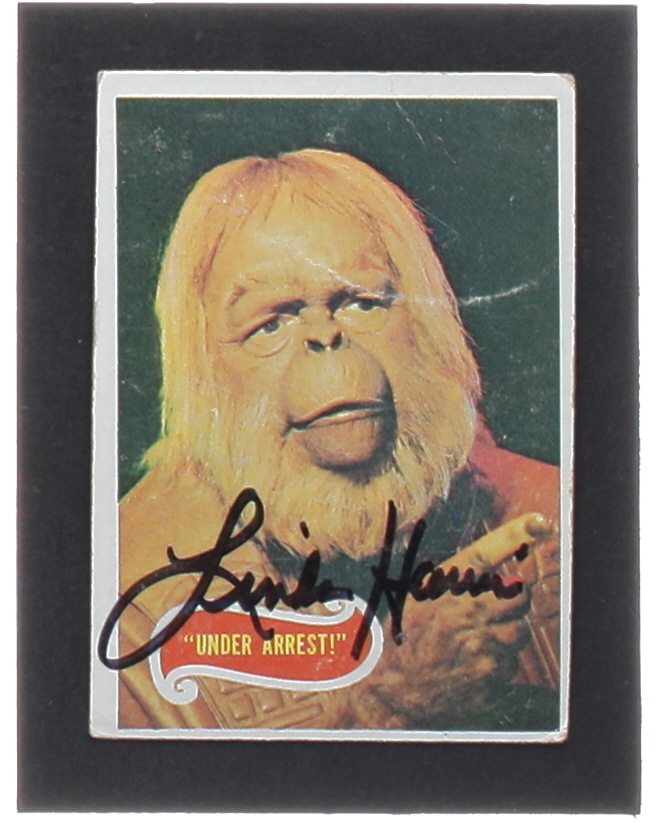 Linda Harrison Signed 1969 Topps Planet of the Apes #40 Under Arrest! (Beckett) at PristineAuction.com Linda Harrison Signed 1969 Topps Planet of the Apes #40 Under Arrest! (Beckett) at PristineAuction.com
