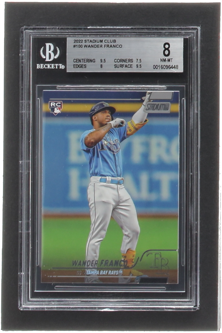 Wander Franco 2022 Stadium Club #100 RC (BGS 8) at PristineAuction.com Wander Franco 2022 Stadium Club #100 RC (BGS 8) at PristineAuction.com