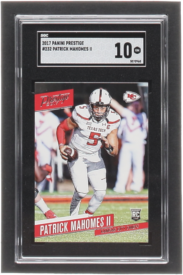 Patrick Mahomes II 2017 Prestige #232 RC (SGC 10) at PristineAuction.com Patrick Mahomes II 2017 Prestige #232 RC (SGC 10) at PristineAuction.com
