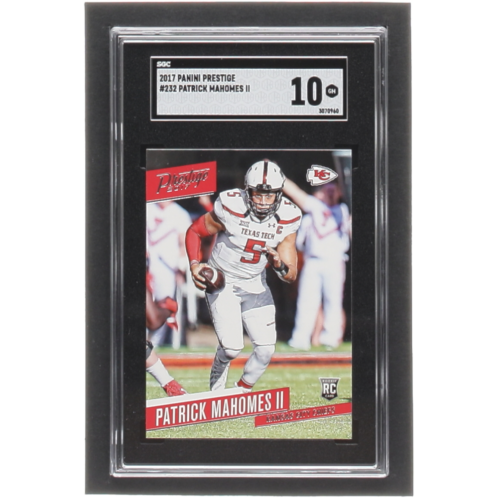 Patrick Mahomes II 2017 Prestige #232 RC (SGC 10) | Pristine Auction