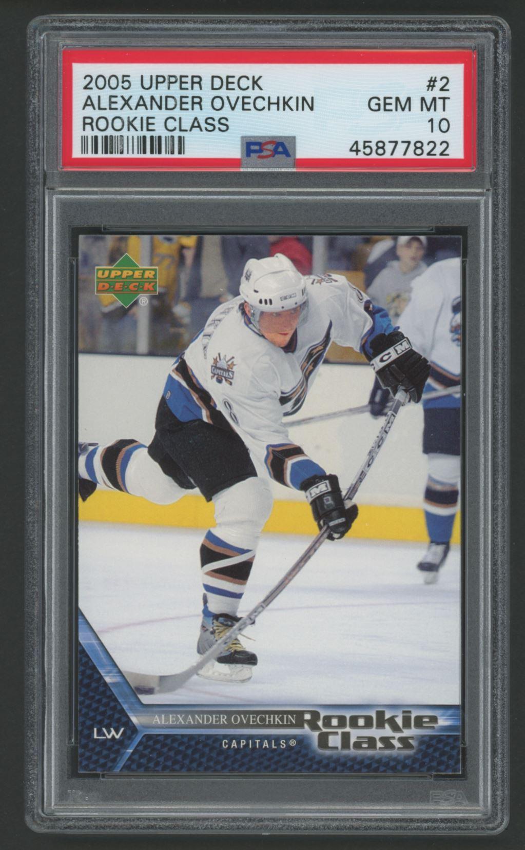 Alexander Ovechkin 2005-06 UD Rookie Class #2 (PSA 10) at PristineAuction.com Alexander Ovechkin 2005-06 UD Rookie Class #2 (PSA 10) at PristineAuction.com