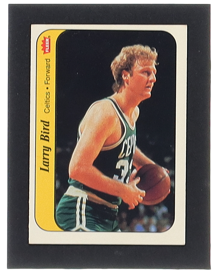 Larry Bird 1986-87 Fleer Stickers #2 at PristineAuction.com Larry Bird 1986-87 Fleer Stickers #2 at PristineAuction.com