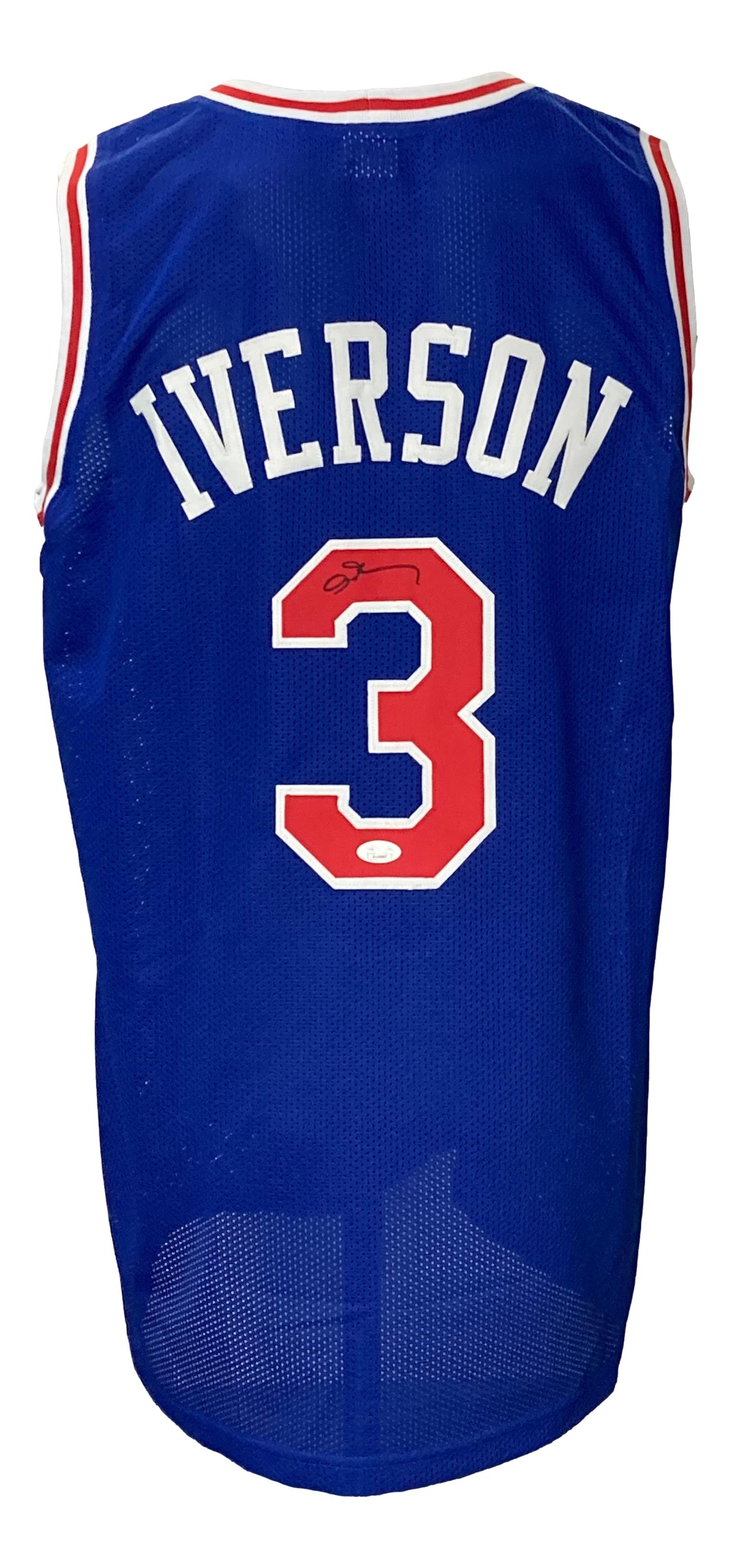 Allen Iverson Signed Jersey (JSA) at PristineAuction.com Allen Iverson Signed Jersey (JSA) at PristineAuction.com