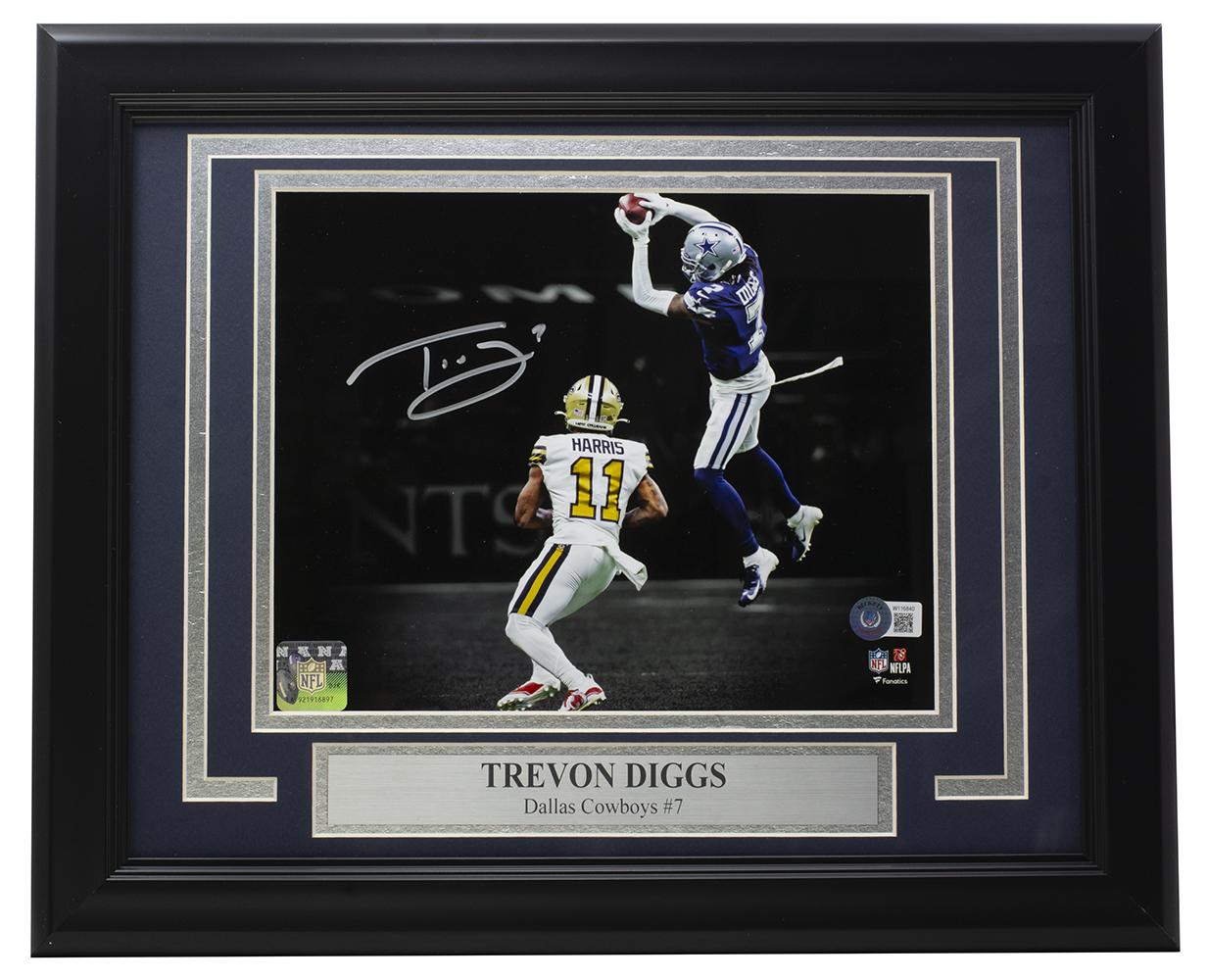 Trevon Diggs Signed Cowboys Custom Framed Photo Display (Beckett) at PristineAuction.com Trevon Diggs Signed Cowboys Custom Framed Photo Display (Beckett) at PristineAuction.com
