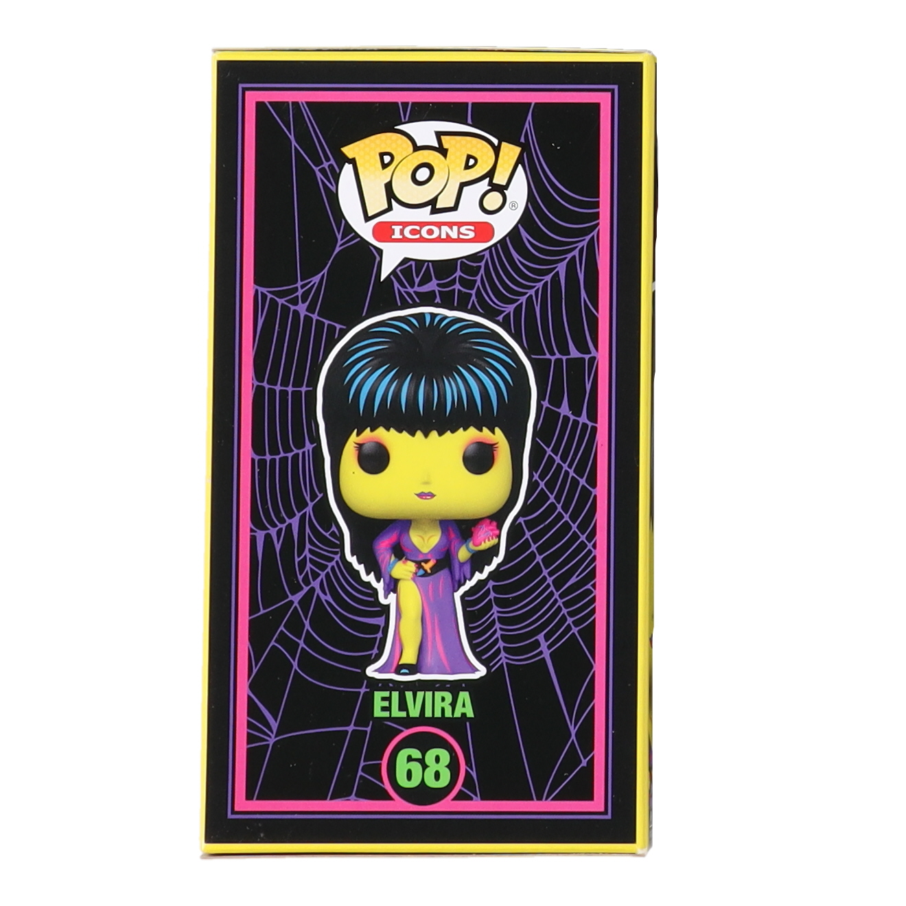 Cassandra Peterson Signed "Elvira: Mistress of the Dark" #68 Elvira Black Light Funko Pop! Vinyl Figure Inscribed "XX" (PSA & Beckett) at PristineAuction.com Cassandra Peterson Signed "Elvira: Mistress of the Dark" #68 Elvira Black Light Funko Pop! Vinyl Figure Inscribed "XX" (PSA & Beckett) at PristineAuction.com