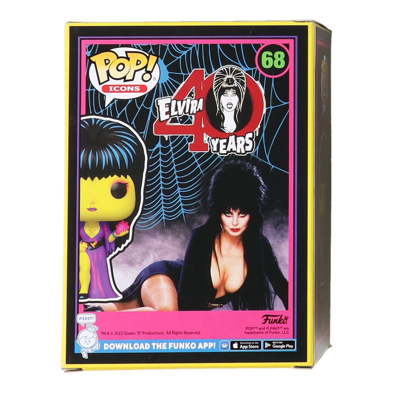 Cassandra Peterson Signed "Elvira: Mistress of the Dark" #68 Elvira Black Light Funko Pop! Vinyl Figure Inscribed "XX" (PSA & Beckett) at PristineAuction.com Cassandra Peterson Signed "Elvira: Mistress of the Dark" #68 Elvira Black Light Funko Pop! Vinyl Figure Inscribed "XX" (PSA & Beckett) at PristineAuction.com