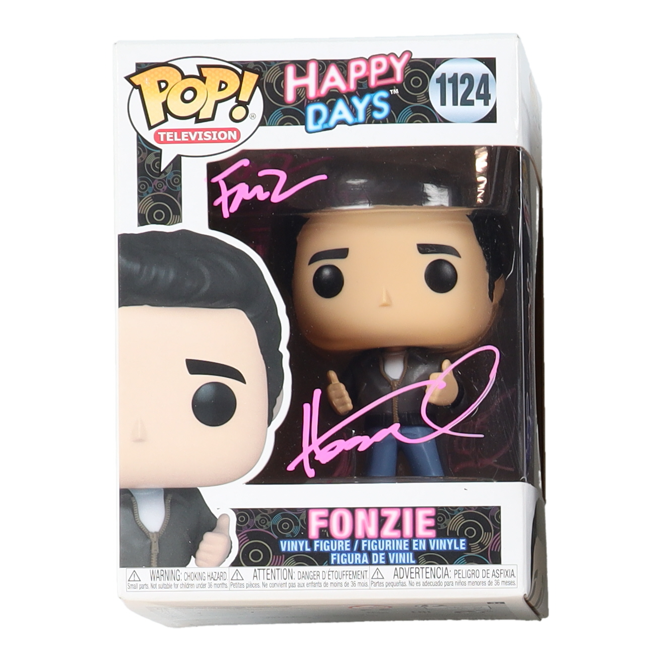 Henry Winkler Signed "Happy Days" #1124 Fonzie Funko Pop! Vinyl Figure Inscribed "Fonz" (PSA & Beckett) at PristineAuction.com Henry Winkler Signed "Happy Days" #1124 Fonzie Funko Pop! Vinyl Figure Inscribed "Fonz" (PSA & Beckett) at PristineAuction.com