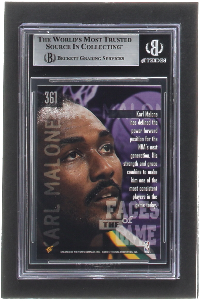 Karl Malone 1994-95 Stadium Club #361 FG (BGS 6) at PristineAuction.com Karl Malone 1994-95 Stadium Club #361 FG (BGS 6) at PristineAuction.com