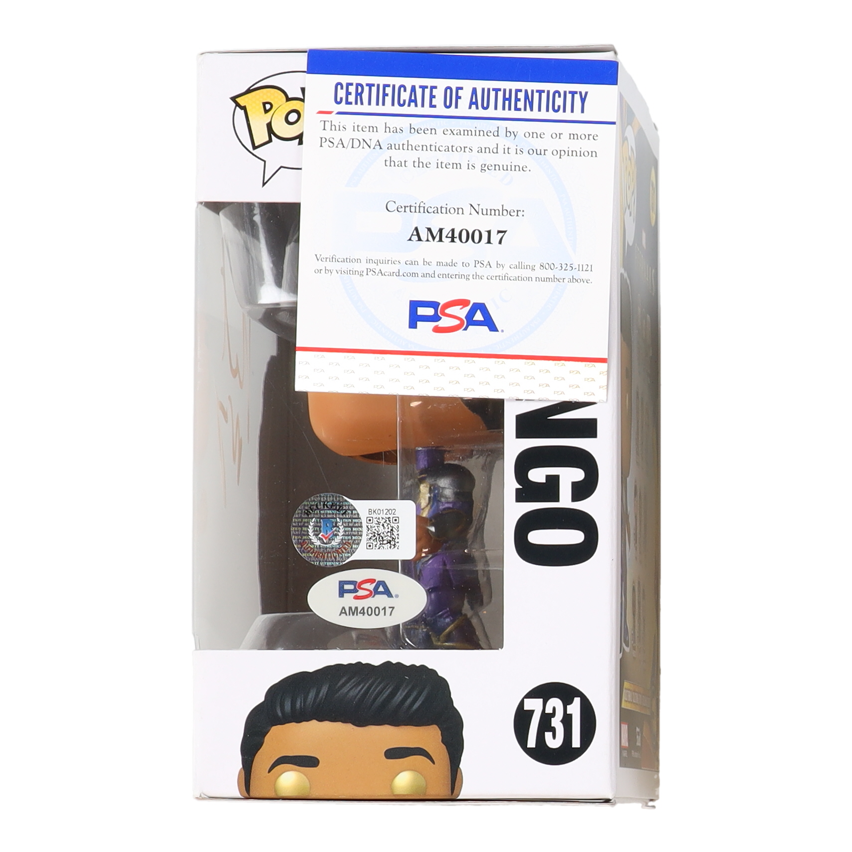 Kumail Nanjiani Signed "Eternals" #731 Kingo Funko Pop! Marvel Vinyl Figure (Beckett & PSA) at PristineAuction.com Kumail Nanjiani Signed "Eternals" #731 Kingo Funko Pop! Marvel Vinyl Figure (Beckett & PSA) at PristineAuction.com