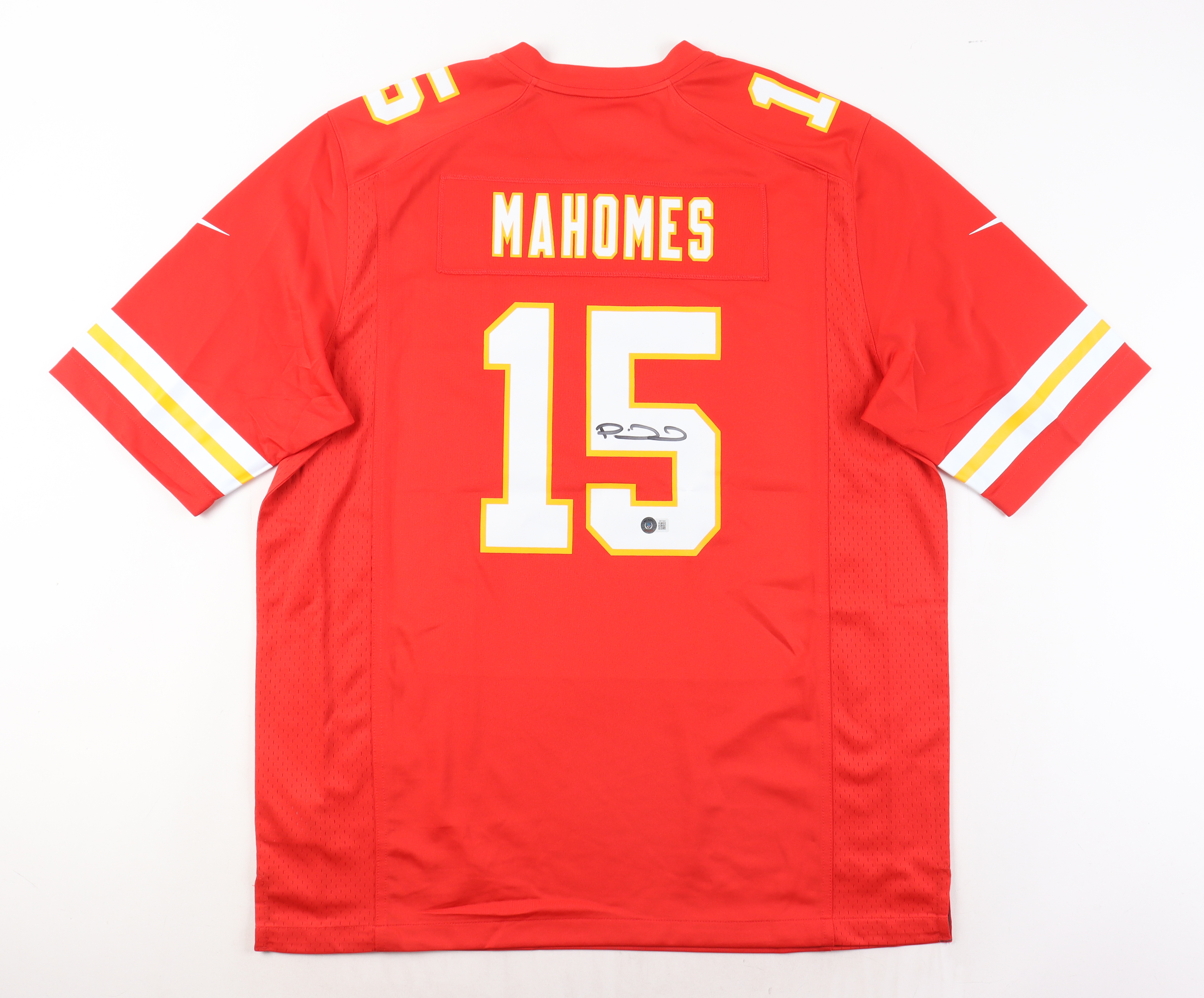 Patrick Mahomes Signed Authentic Nike Chiefs Jersey (Beckett) at PristineAuction.com Patrick Mahomes Signed Authentic Nike Chiefs Jersey (Beckett) at PristineAuction.com