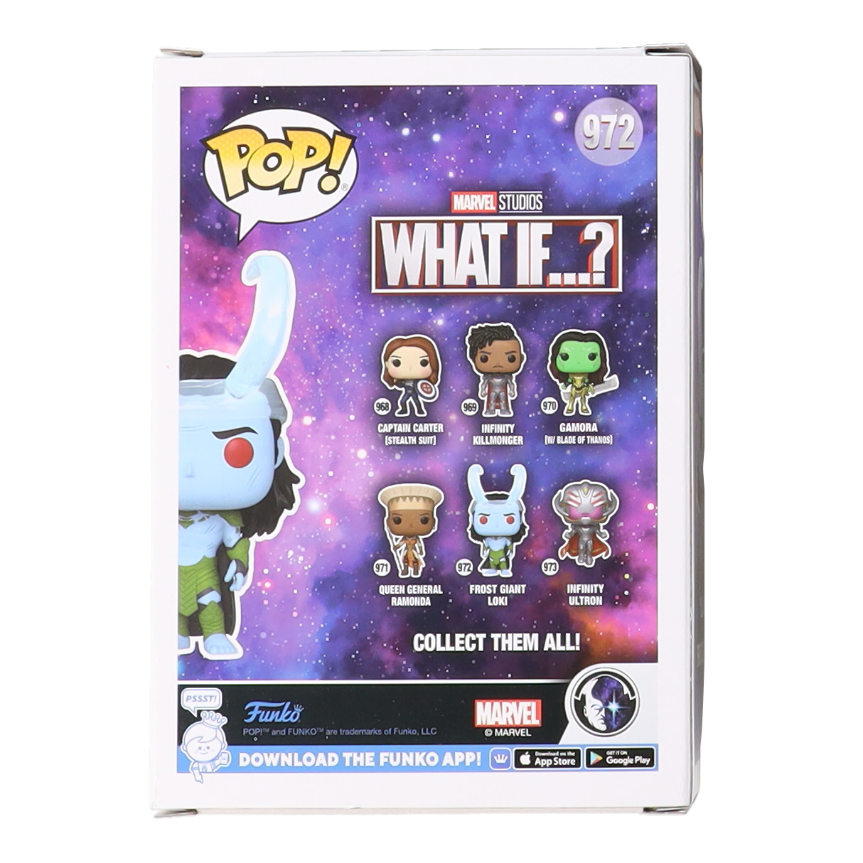 Matt Damon Signed "What If...?" #972 Frost Giant Loki Funko Pop! Marvel Vinyl Figure (Beckett) at PristineAuction.com Matt Damon Signed "What If...?" #972 Frost Giant Loki Funko Pop! Marvel Vinyl Figure (Beckett) at PristineAuction.com