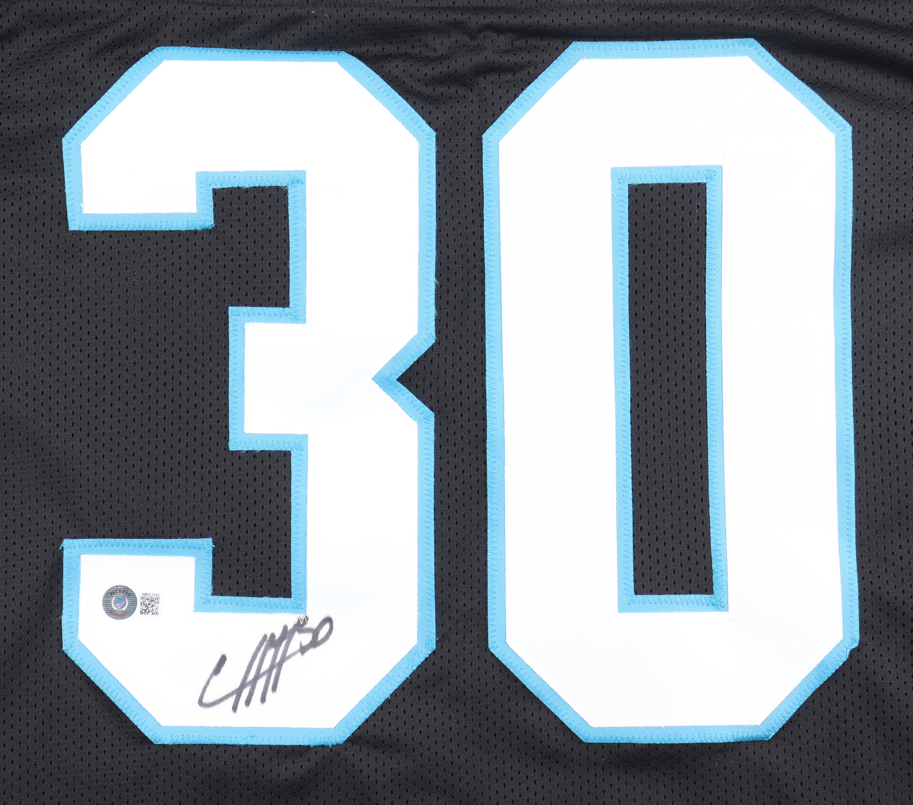 Chubba Hubbard Signed Jersey (Beckett) at PristineAuction.com Chubba Hubbard Signed Jersey (Beckett) at PristineAuction.com