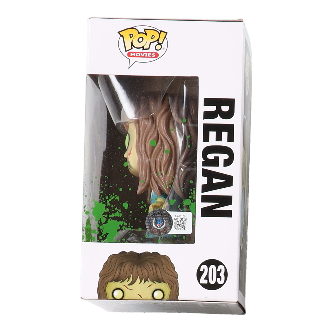 Linda Blair Signed "The Exorcist" #203 Regan Funko Pop! Vinyl Figure Inscribed "Regan" (Beckett) at PristineAuction.com Linda Blair Signed "The Exorcist" #203 Regan Funko Pop! Vinyl Figure Inscribed "Regan" (Beckett) at PristineAuction.com